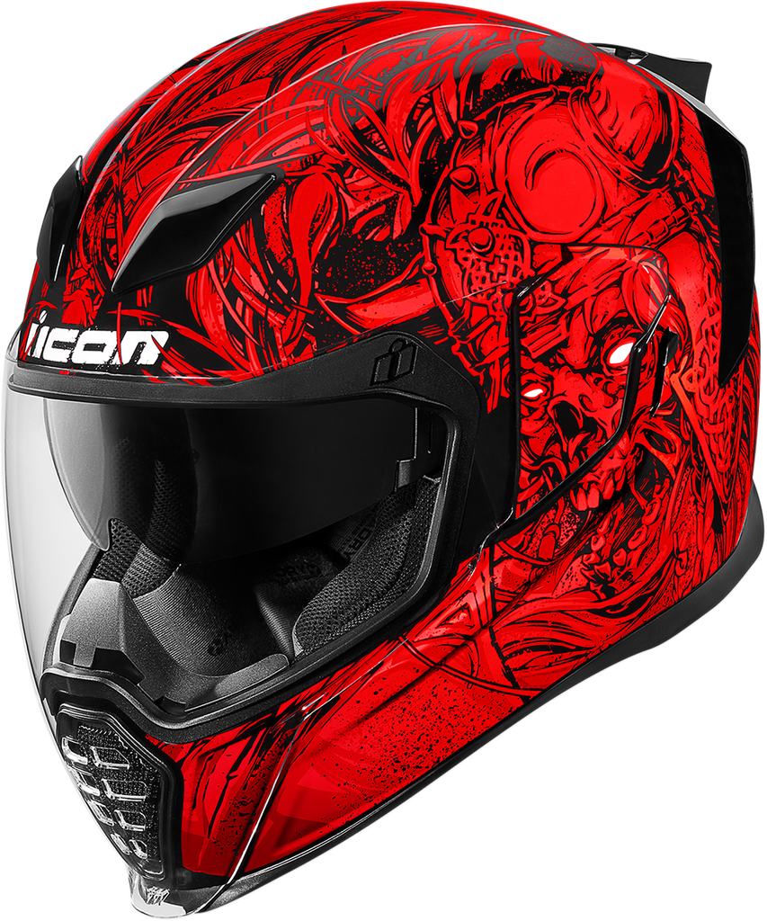 icon airflite krom helmet Dark all4moto The Icon Airflite MIPS Tigers Blood Motorcycle Helmet is part of the latest Icon collection ICON Helmets