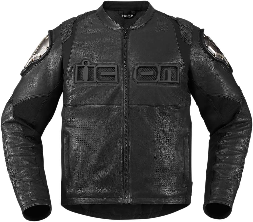 ICON OVERLORD MEN'S MOTORCYCLE BLACK PERFORMANCE TEXTILE