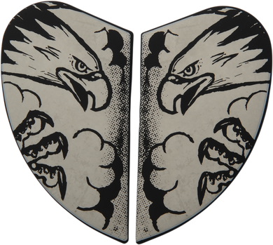 SIDEPLATE AM SCRAWL WHT