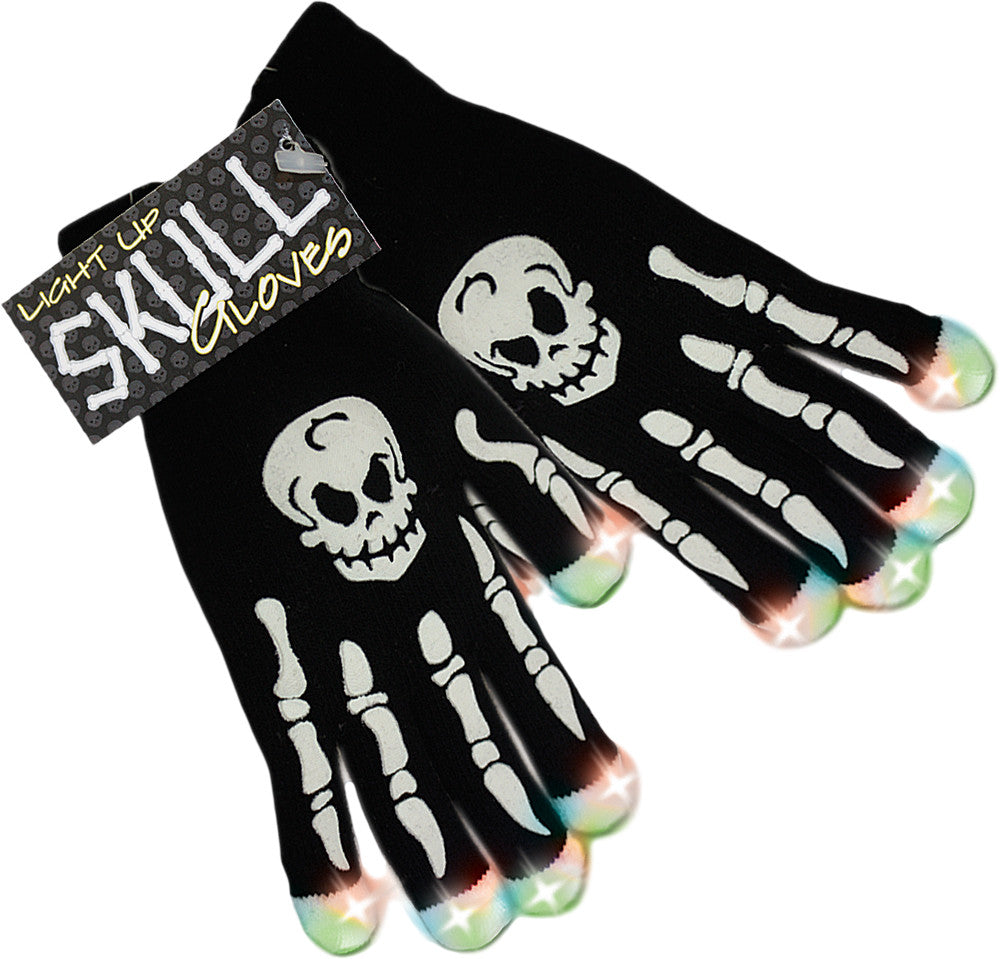 handschuhe skull Skull Gloves w/LED Fingers – MOTOSTYLEONLINE