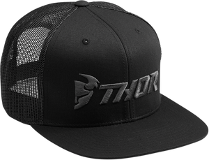 HAT S8 TRUCKER SNAP BK/GY