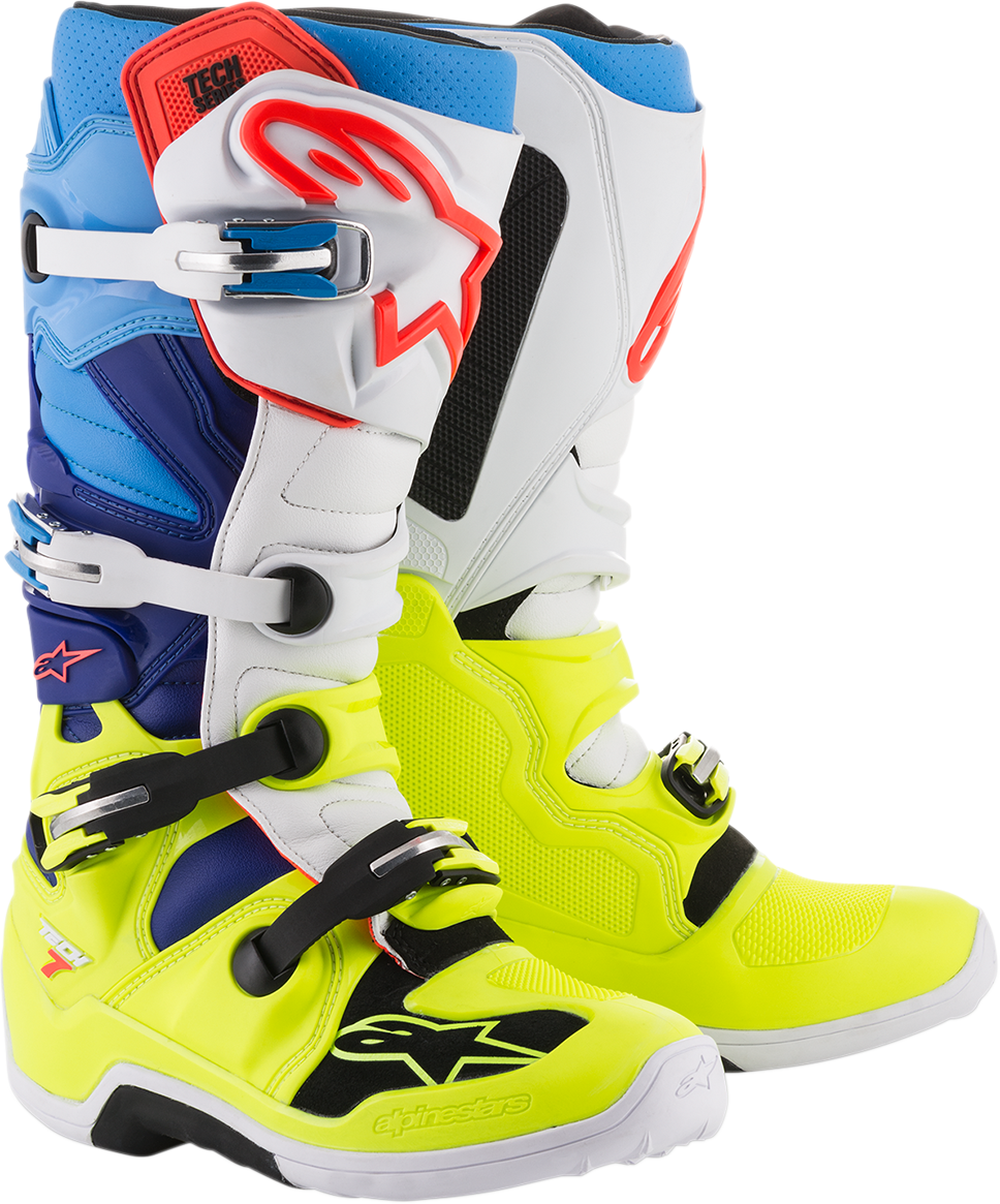 BOOT T7 YL FL/WT/BL/CY