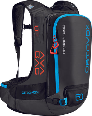 ORTOVOX FREE RIDER 20 S AVABAG KIT BLACK