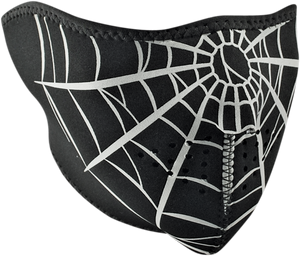 HALF MASK SPIDER WEB