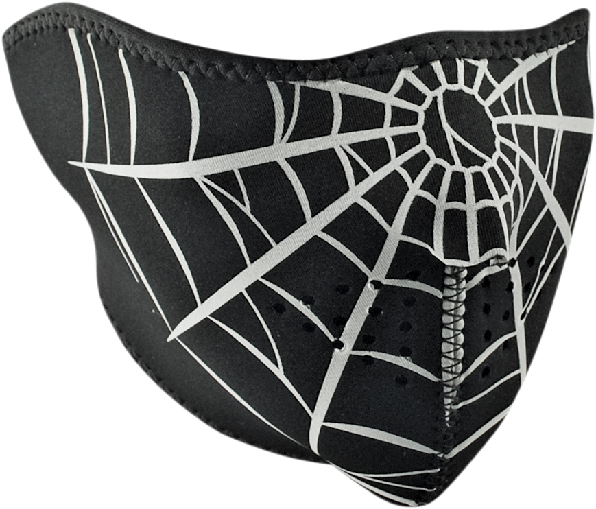 HALF MASK SPIDER WEB
