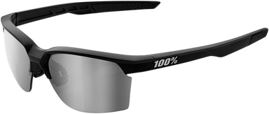 SUNGLASS SPCP BK/SIL MIR