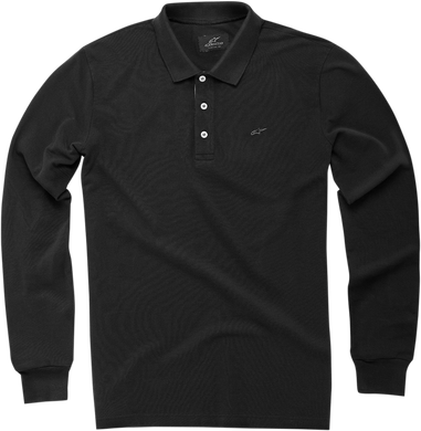 POLO CAFE LS BK