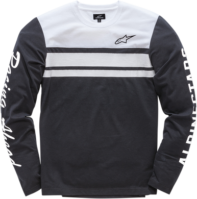 TEE LS KNIT 2-STR BLK