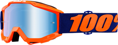 GOGGLE AC YTH ORG/MIR BL