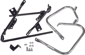 CHROME RR SADDLE BAG GUARD KIT 2009-13 FLHX/FLTR MODELS