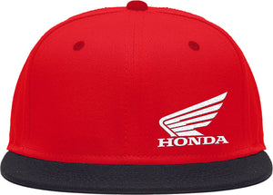 Honda Wing Snap Back Hat Red