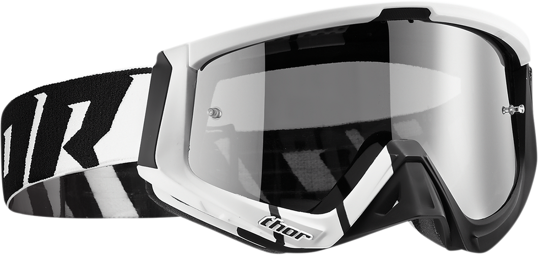 GOGGLE SNIP BARRED BK/WH