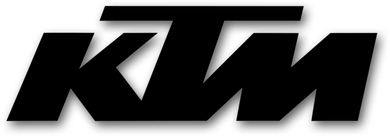 DECAL 1' DIE CUT KTM BLK