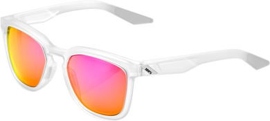 SUNGLASS HUD CLR/PUR MIR
