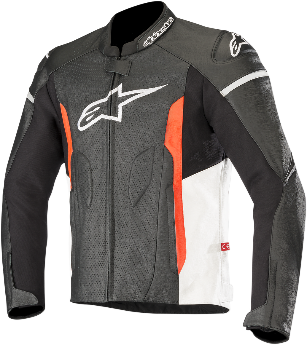 JACKET FASTER P B/W/R