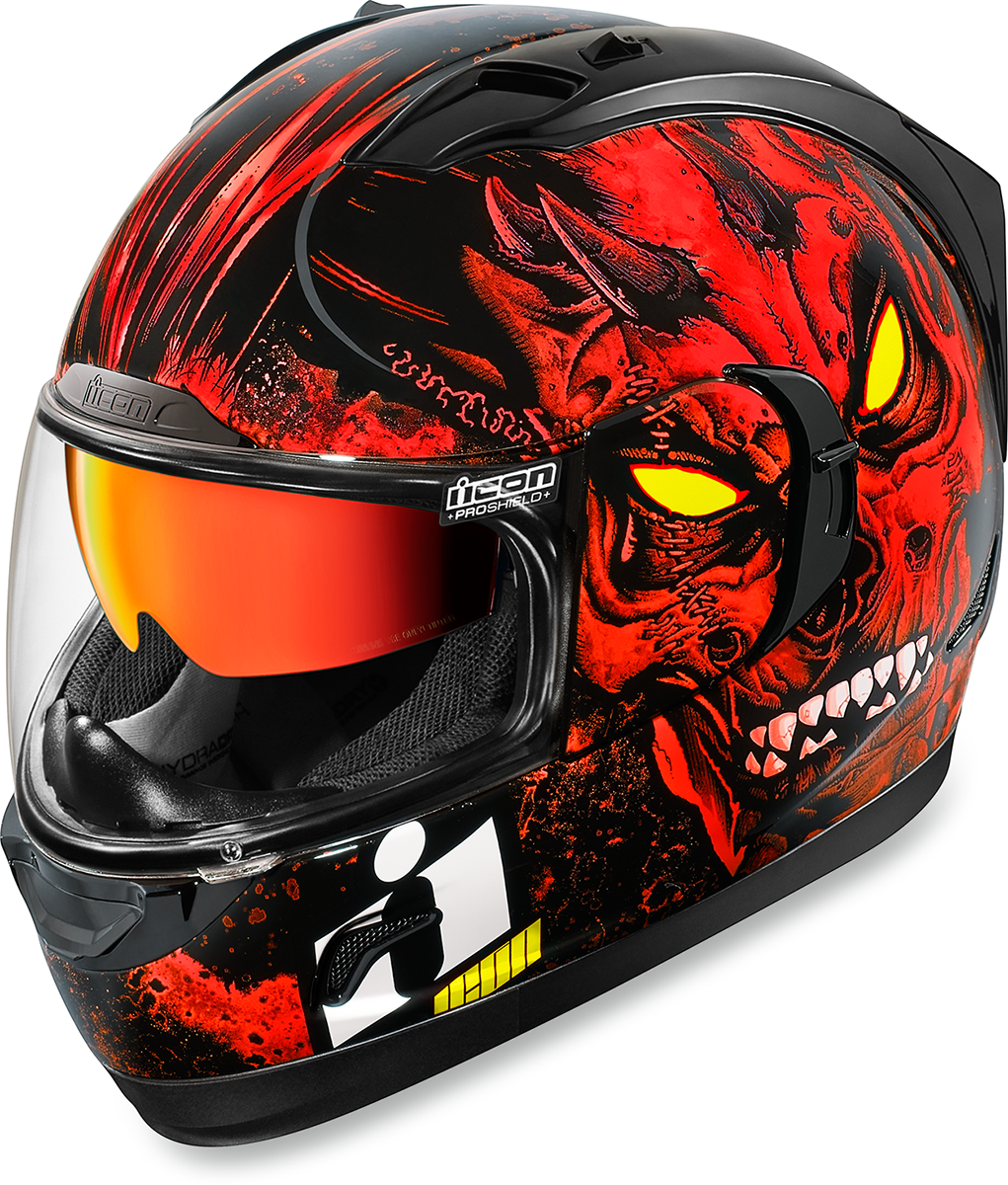 helmet red icon HELMET ALGT HORROR RED – MOTOSTYLEONLINE