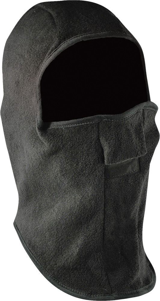 Balaclava Fleece Velcro Black