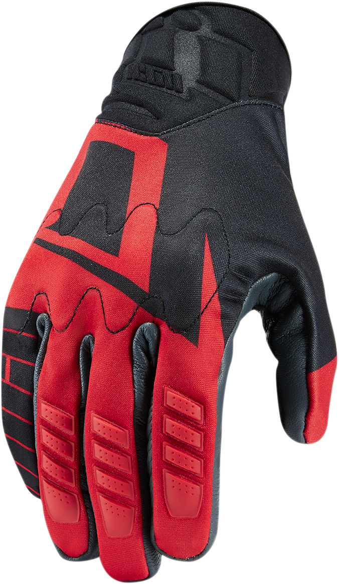 GLOVE WIREFORM RED