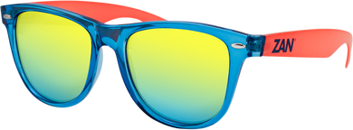 SUNGLASS MINTY BLUE/ORG