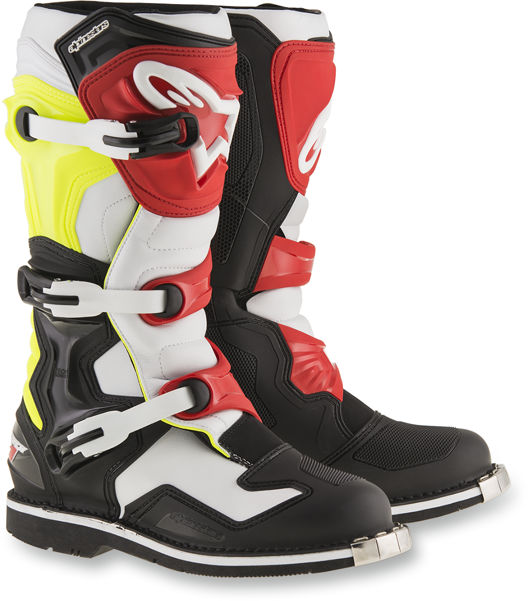 BOOT TECH1 BK/WT/YL/RD