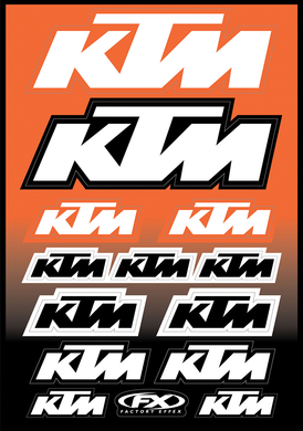 DECAL KIT UNIVERSAL KTM