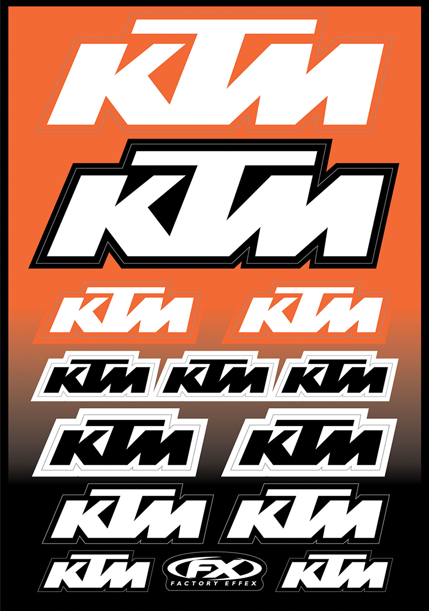 DECAL KIT UNIVERSAL KTM