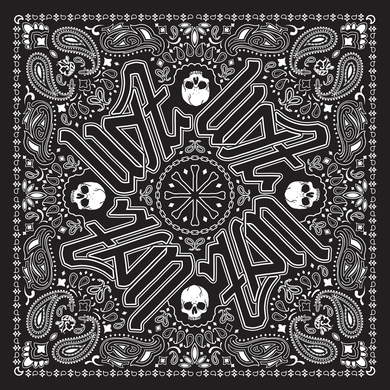 BANDANA BLACK PAISLEY