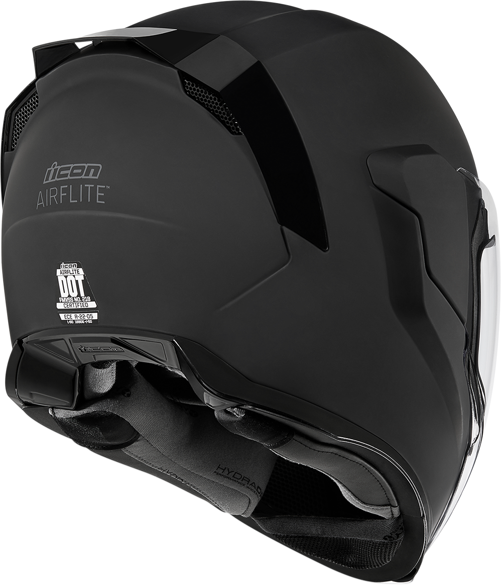 icon airflite rubatone helmet australia Moto Black Three shell sizes for a better fit to each size ICON Domain Cornelius Rubatone Helmet