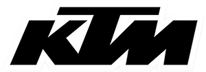 DECAL 1' DIE CUT KTM BLK