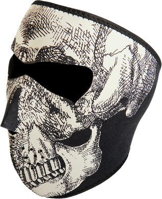FACE MASK SKULL FACE GLOW