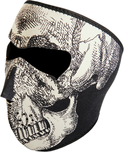 FACE MASK SKULL FACE GLOW