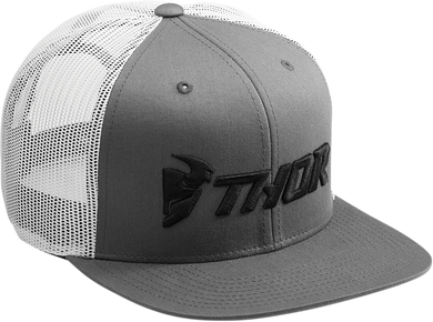 HAT S8 TRUCKER SNAP GY/WH