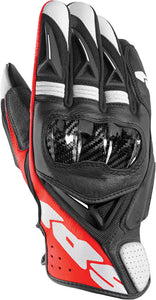 STR-3 VENT COUPE' LEATHER GLOVES BLACK/RED 3X