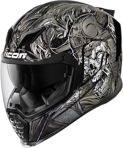 black chrome full face motorcycle helmet HELMET AFLT KROM BLK – MOTOSTYLEONLINE