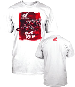 LET S MOTO HONDA T SHIRT WHITE XL