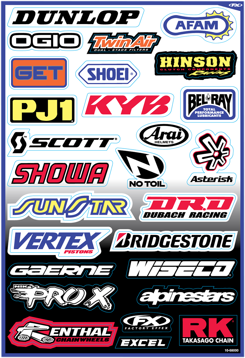 DECAL,SPONSOR KIT A