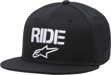HAT RIDE FLAT BLK