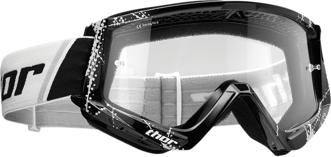 GOGGLE COMBAT WEB BK/WH