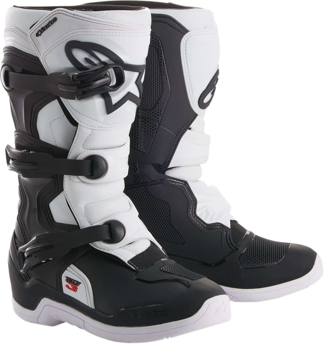 アルパインスターズ モーターサイクル ブーツ 2014018-125-4 Alpinestars Youth Tech 3S Boots-B : Alpinestars 2014018-125-7 Tech 3S Boots - Black⁄White