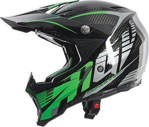 HELMET AX8 CARBN GN/GY