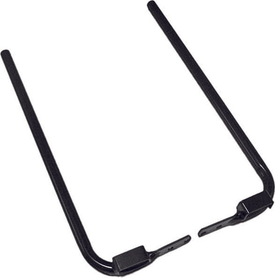 BLACK SADDLE BAG SUPPORT KIT 1985-2008 FLH/FLT MODELS