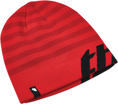 BEANIE S17 RUTTS RED/BK