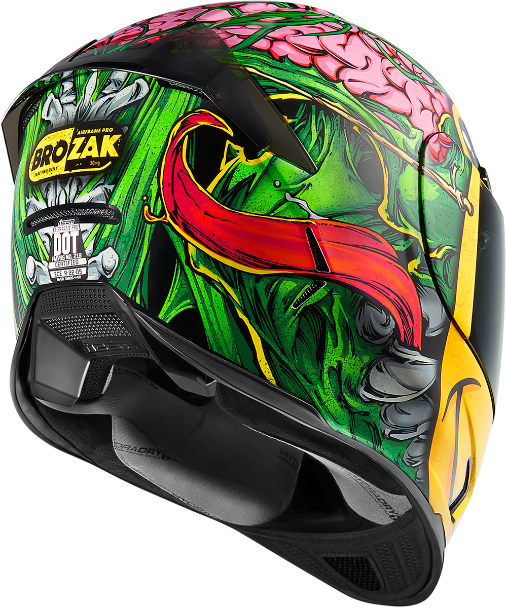 icon airframe pro brozak full face helmet HELMET AFP BROZAK – MOTOSTYLEONLINE