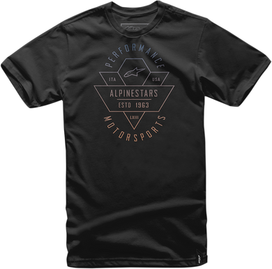 TEE CHEVRON BLK