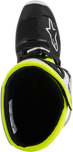 BOOT T5 BK/WT/YL FL