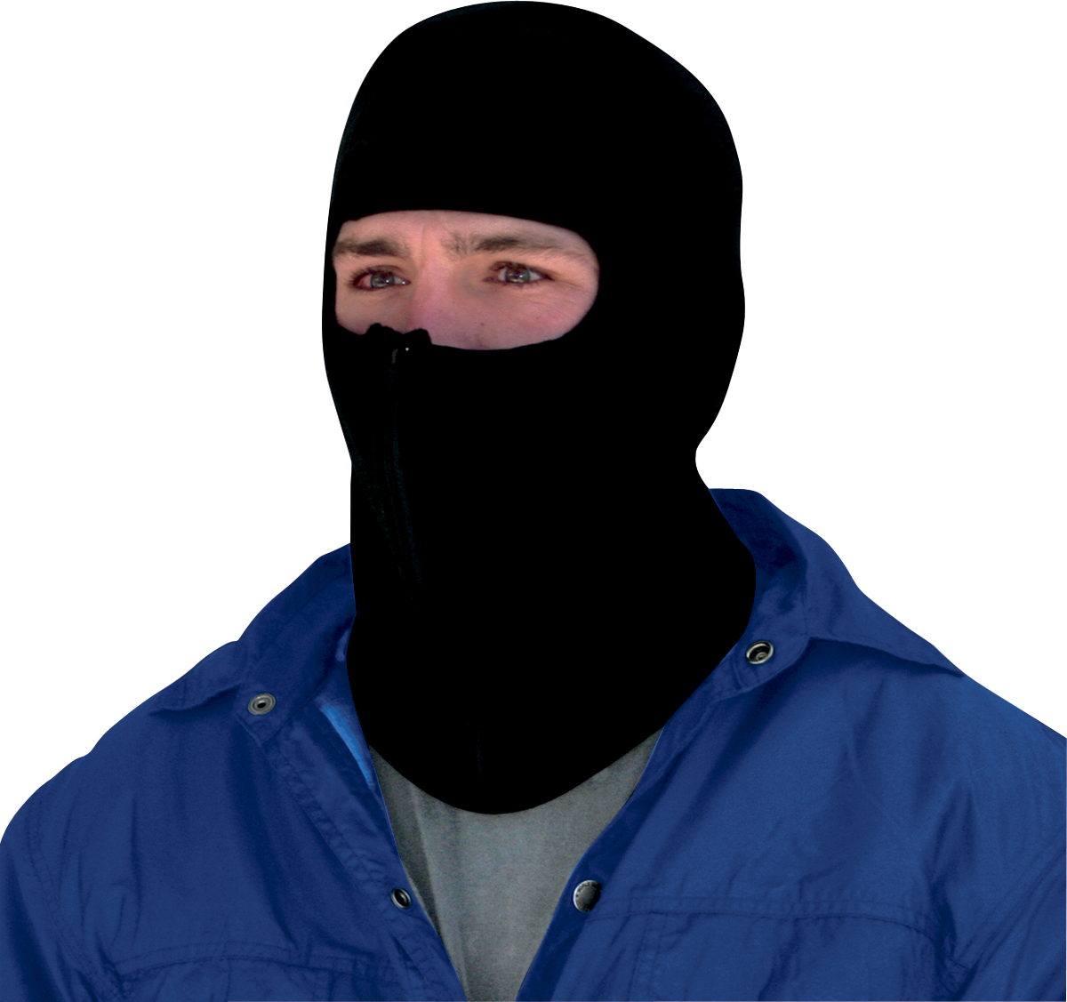 【BRICK】FLEECE ZIP BALACLAVA ROCKBROS Waterproof Zipper Balaclava Ski Mask - Windproof