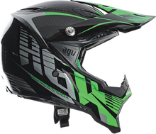 HELMET AX8 CARBN GN/GY