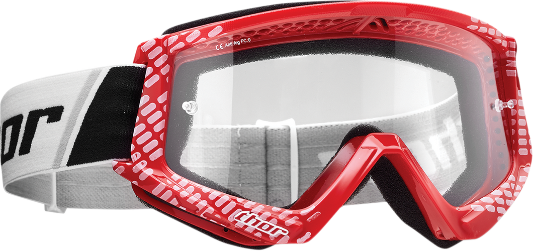 GOGGLE COMBAT CAP RD/WH