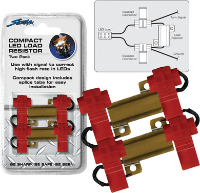 Compact Led Load Resistor 2/Pk