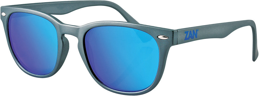 Throwback Nvs Sunglasses Matte Gunmetal W/Smoke Cyan